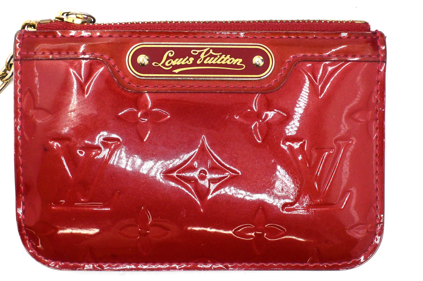 Louis Vuitton Cles NM Indian Rose Vernis Leather Handbag