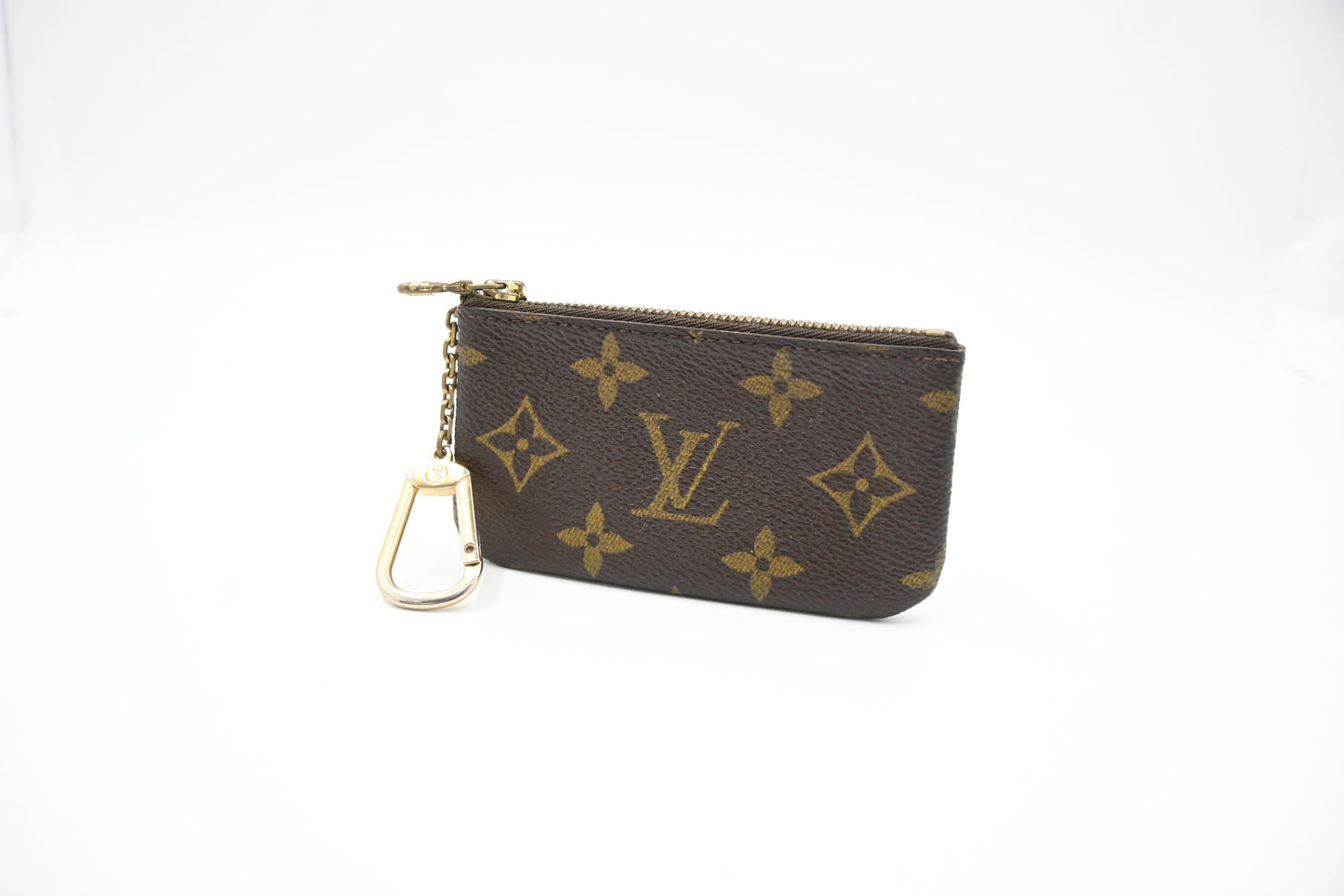 Louis Vuitton Pochette Cles Monogram Canvas Wallet Case Canvas 3