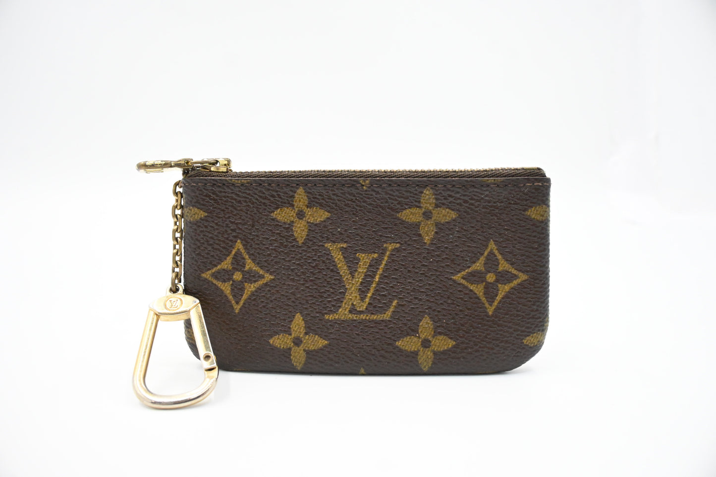 Louis Vuitton Pochette Cles Monogram Canvas Wallet Case Canvas 3