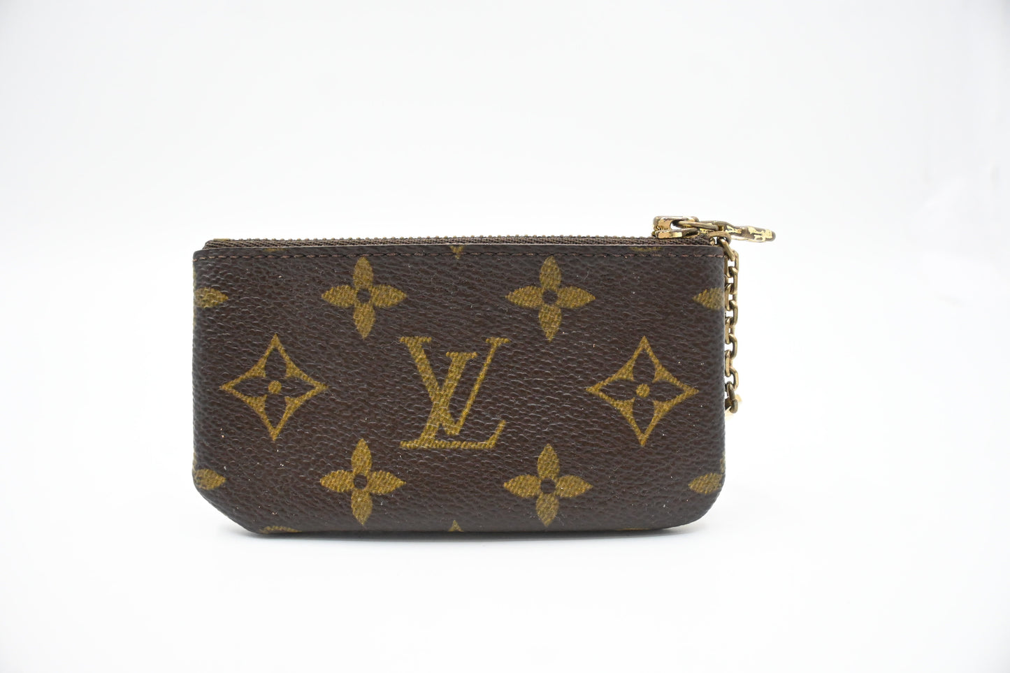 Louis Vuitton Pochette Cles Monogram Canvas Wallet Case Canvas 3