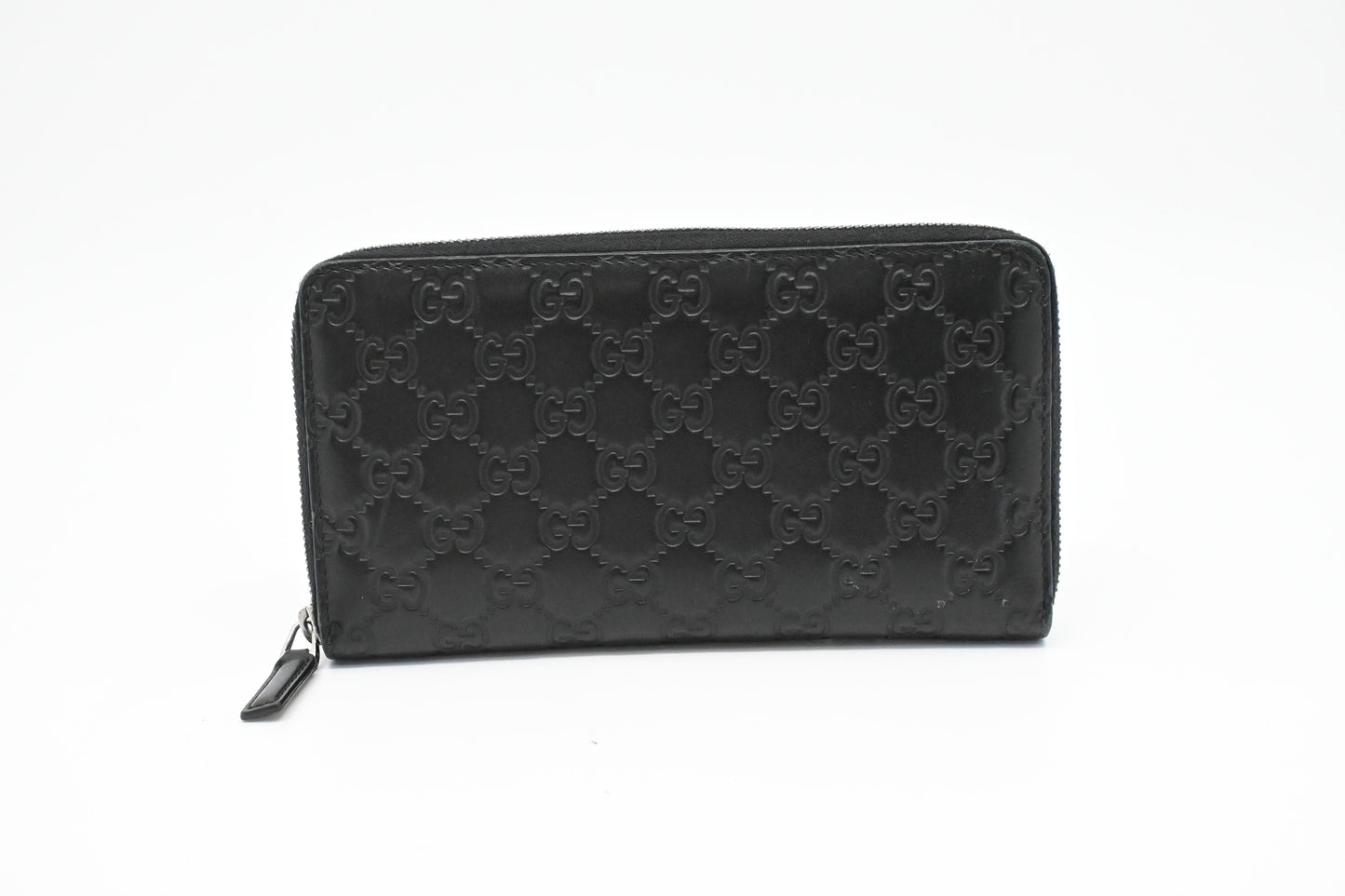 Gucci Zippy Organizer Guccissima Leather Black Handbag