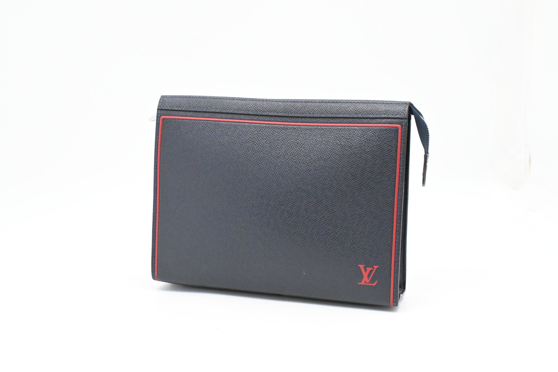 Louis Vuitton Toiletry Marine Rouge Leather Handbag