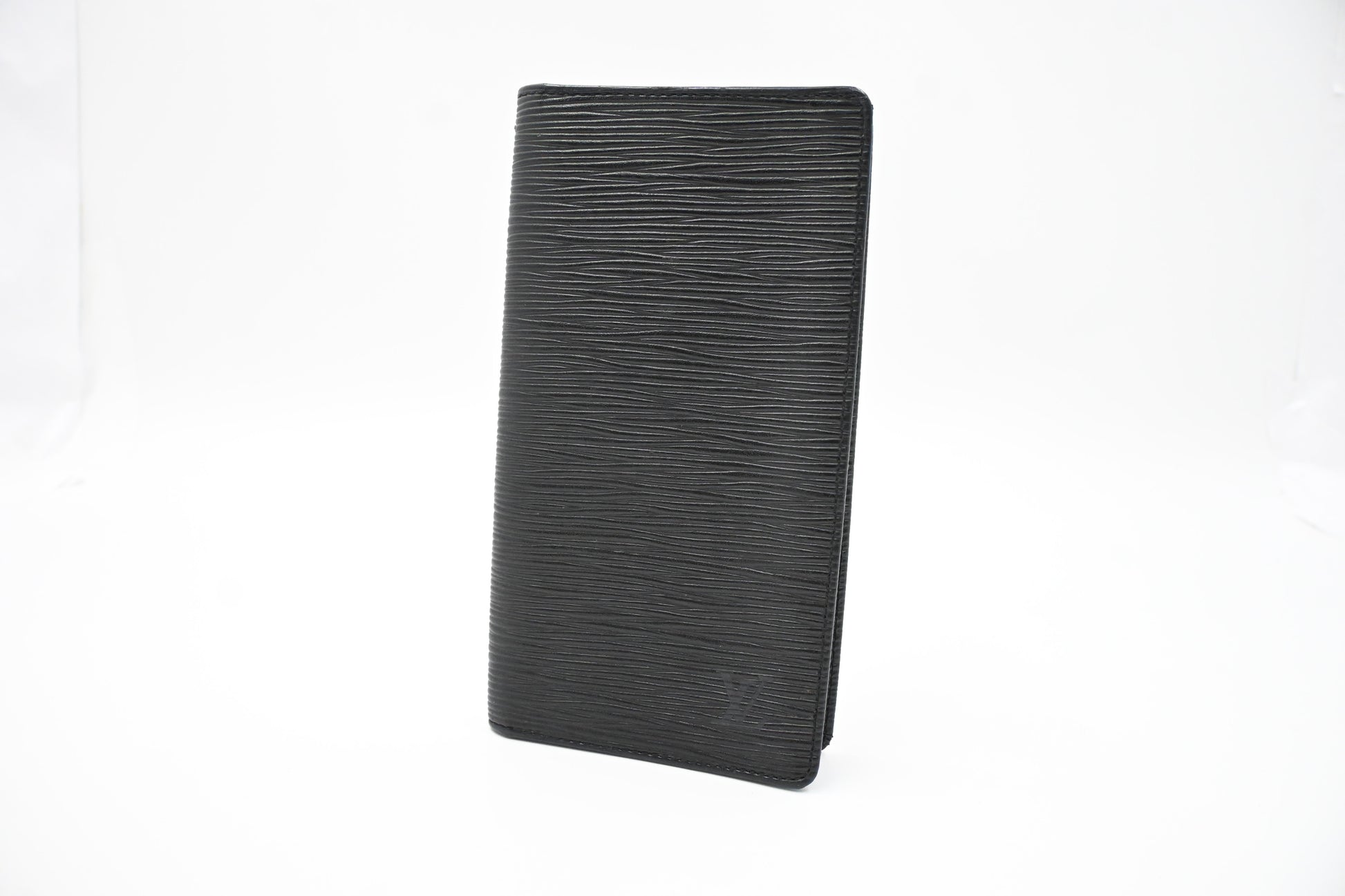 Louis Vuitton Long Bifold Epi Leather Black Wallet Case
