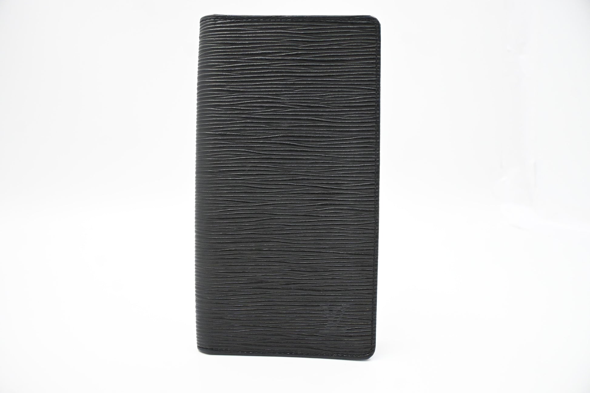 Louis Vuitton Long Bifold Epi Leather Black Wallet Case