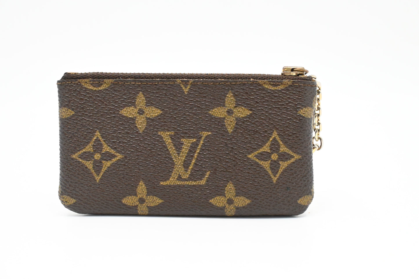 Louis Vuitton Pochette Cles Monogram Canvas Wallet Case Canvas 4