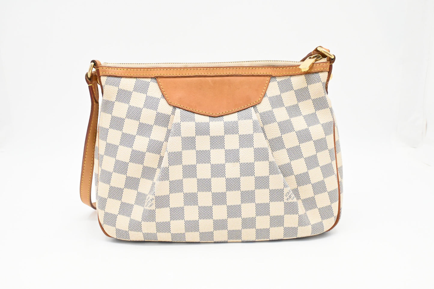 Louis Vuitton Siracusa Azur PM Canvas Damier Handbag