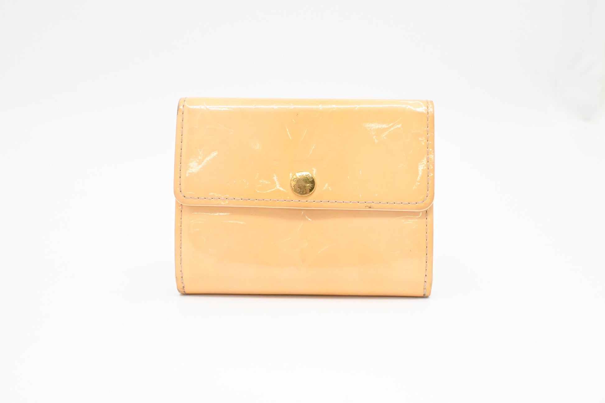 Louis Vuitton Ludlow Citrine Vernis Leather Wallet Case