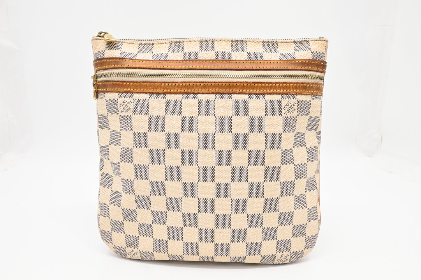 Louis Vuitton Pochette Bosphore Azur Damier Canvas Clutch Bag Canvas 2