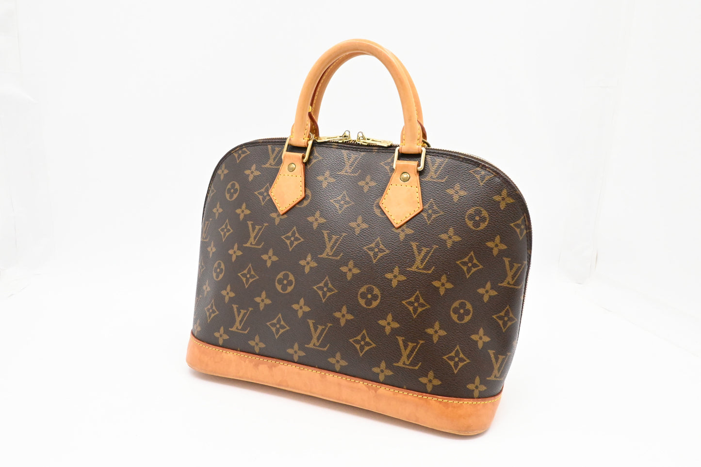 Louis Vuitton Alma PM Monogram Canvas Handbag Canvas 3