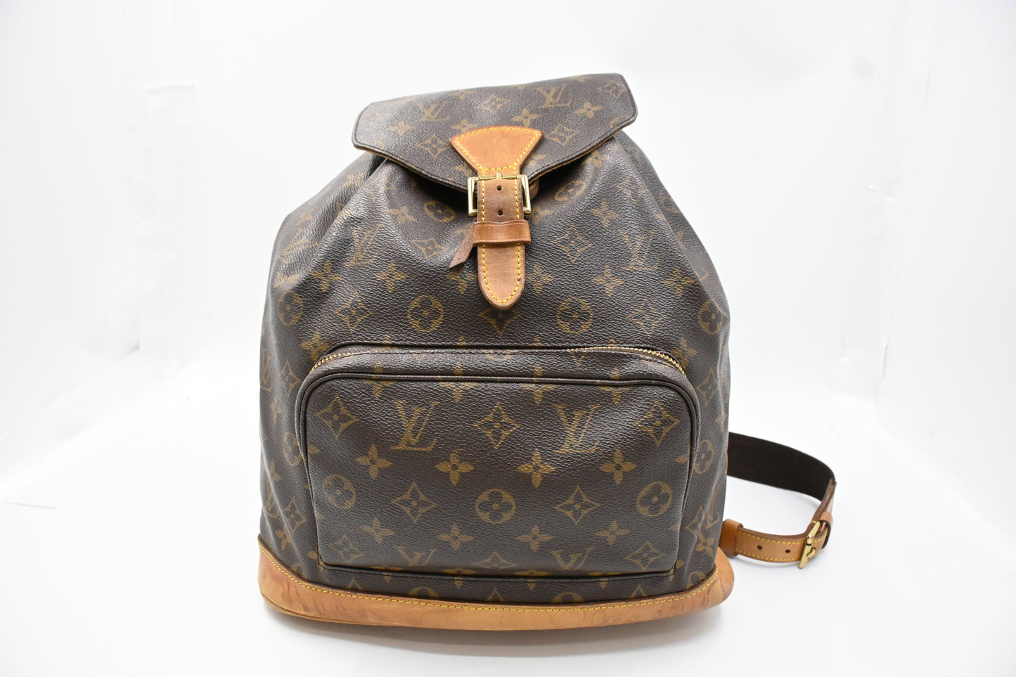 Louis Vuitton Montsouris GM Monogram Canvas Handbag Canvas 6