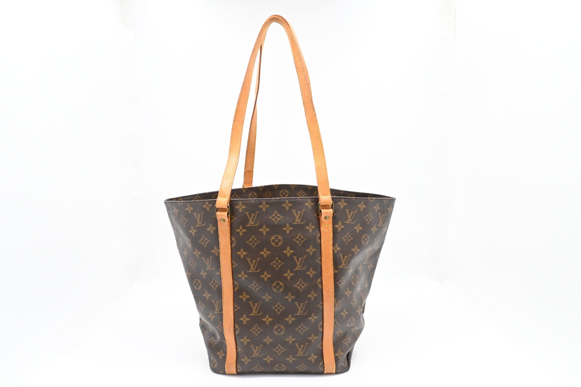Louis Vuitton Sac Shopping Monogram Canvas Handbag