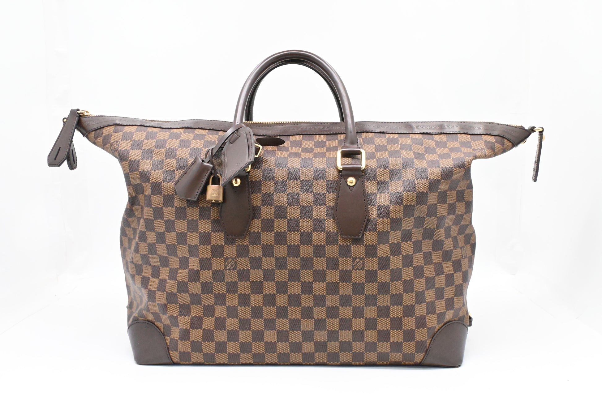 Louis Vuitton Vaslav Ebene Canvas Damier Handbag