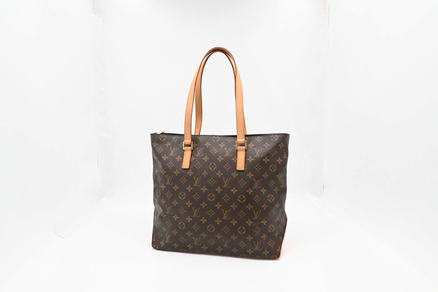 Louis Vuitton Cabas Mezzo Monogram Canvas Handbag Canvas 4