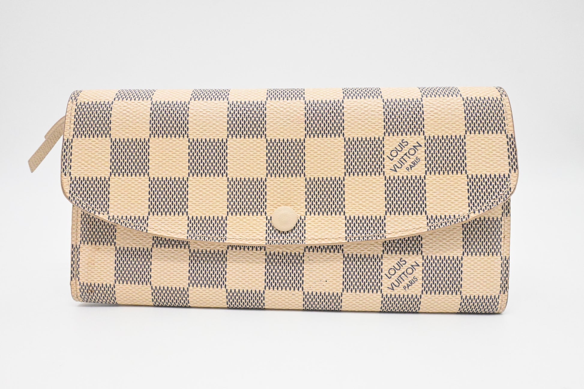 Louis Vuitton Emilie Azur Damier Canvas Wallet Case