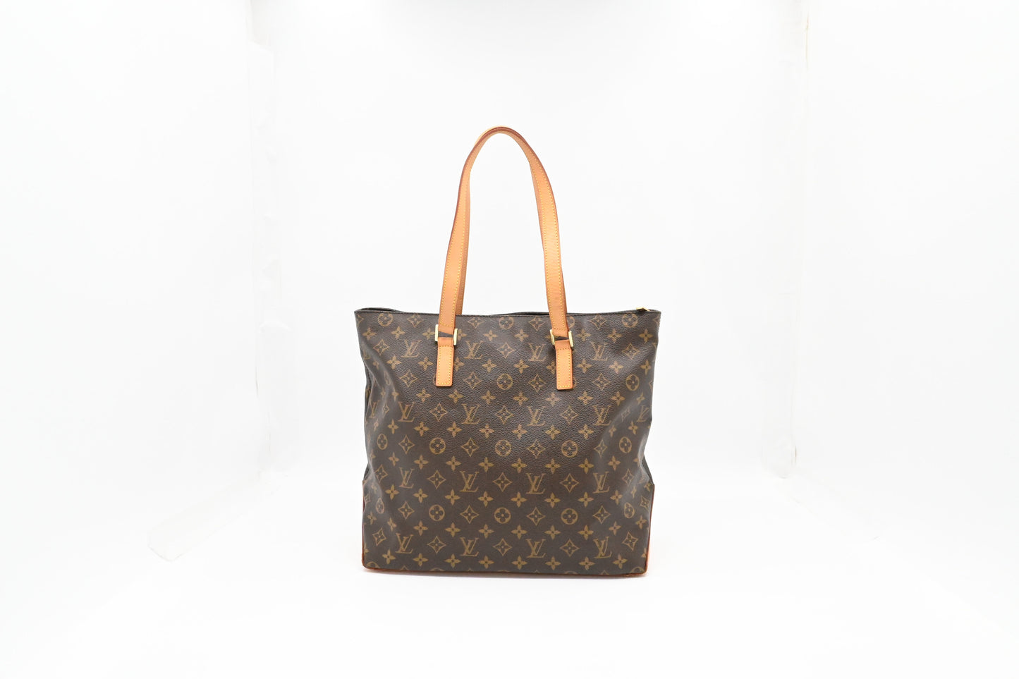 Louis Vuitton Cabas Mezzo Monogram Canvas Handbag Canvas 4