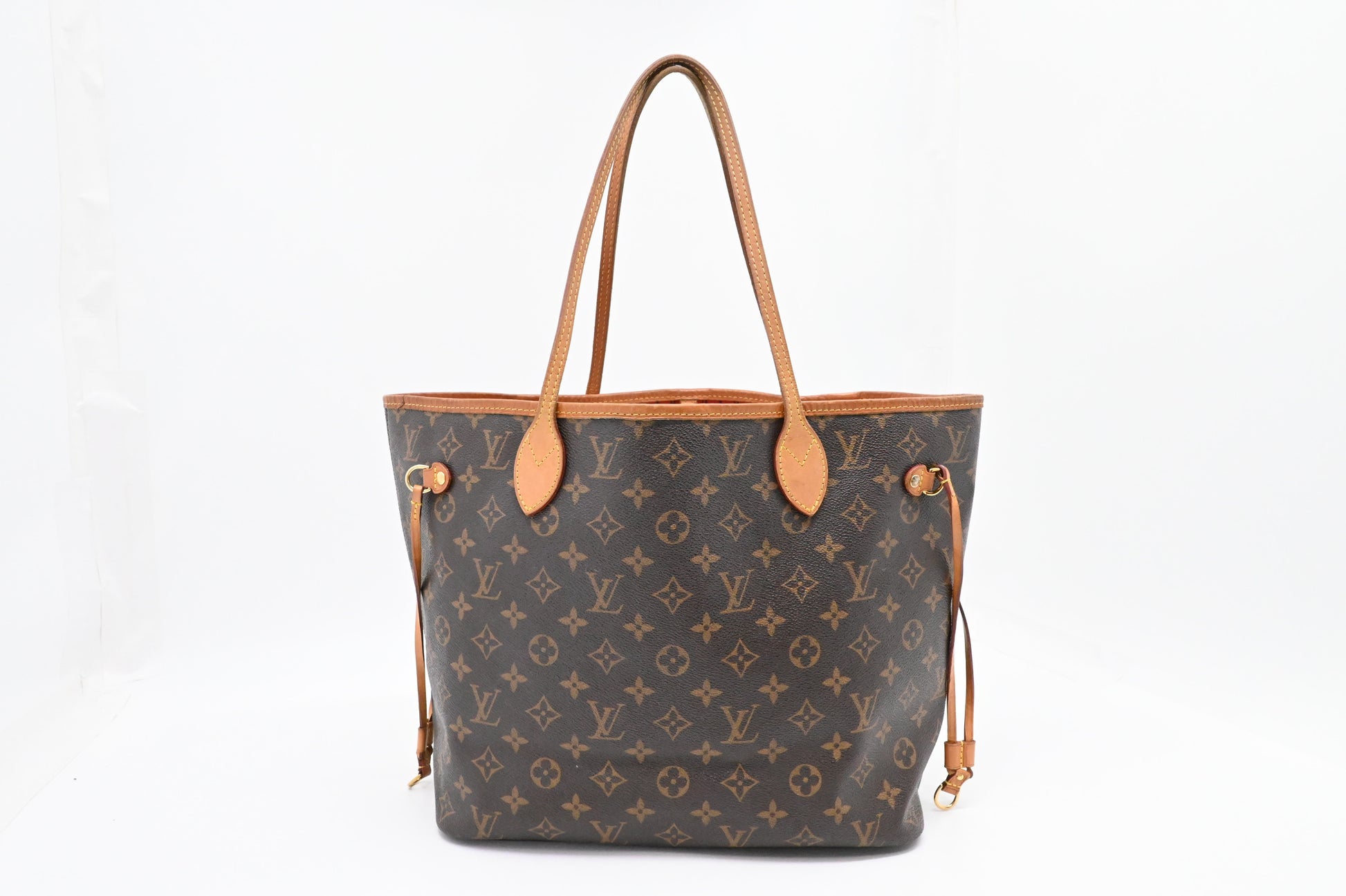 Louis Vuitton Neverfull MM Monogram Canvas Tote Bag Canvas 8