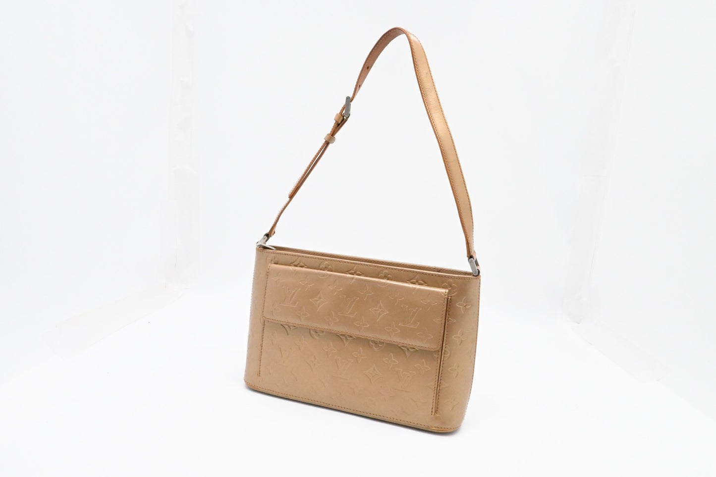Louis Vuitton Allston Matt Leather Brown Handbag