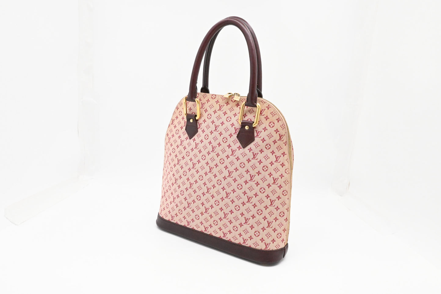 Louis Vuitton Alma Haut Cerise Minilin Canvas Mini Bag