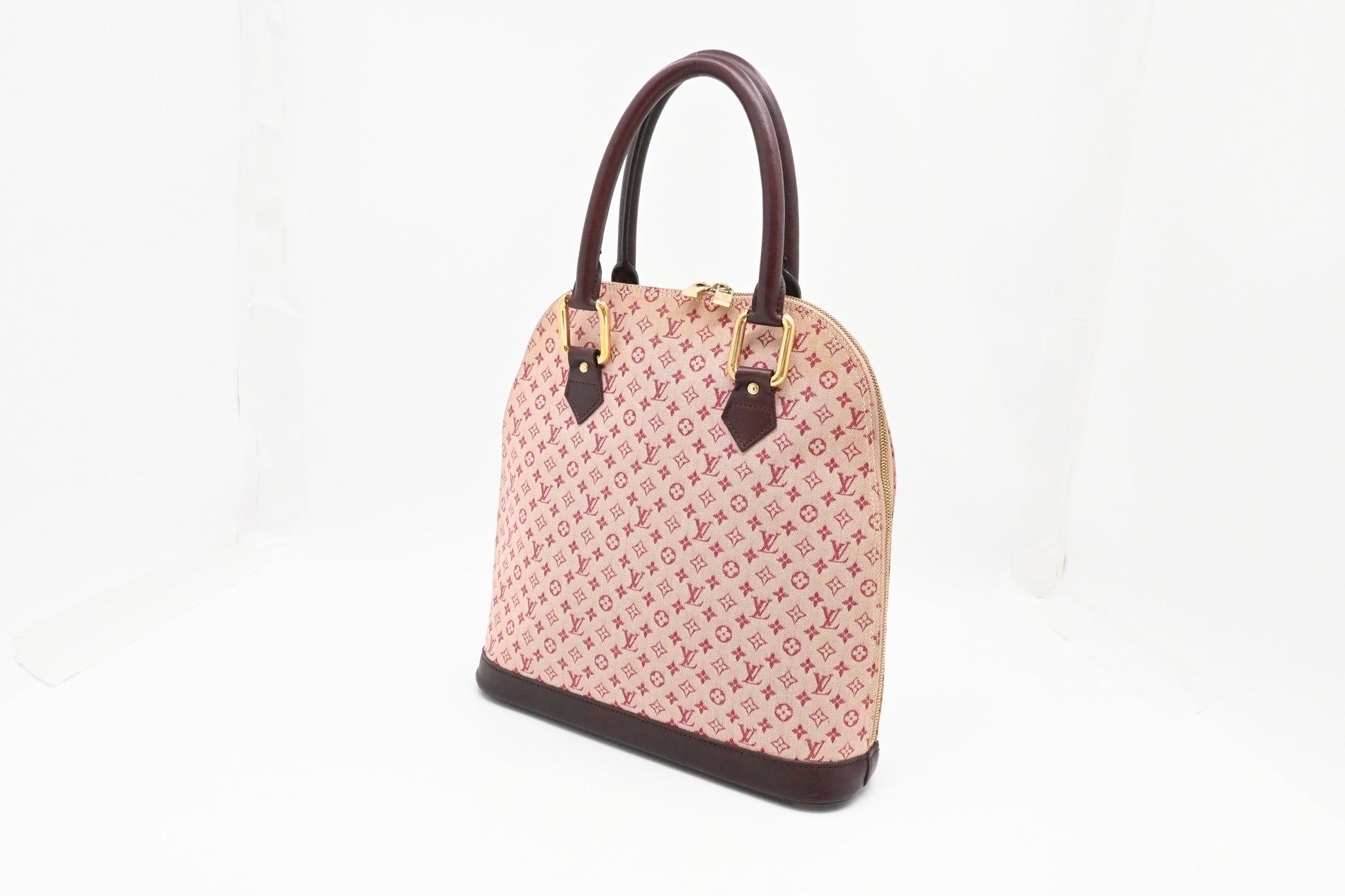 Louis Vuitton Alma Haut Cerise Minilin Canvas Mini Bag