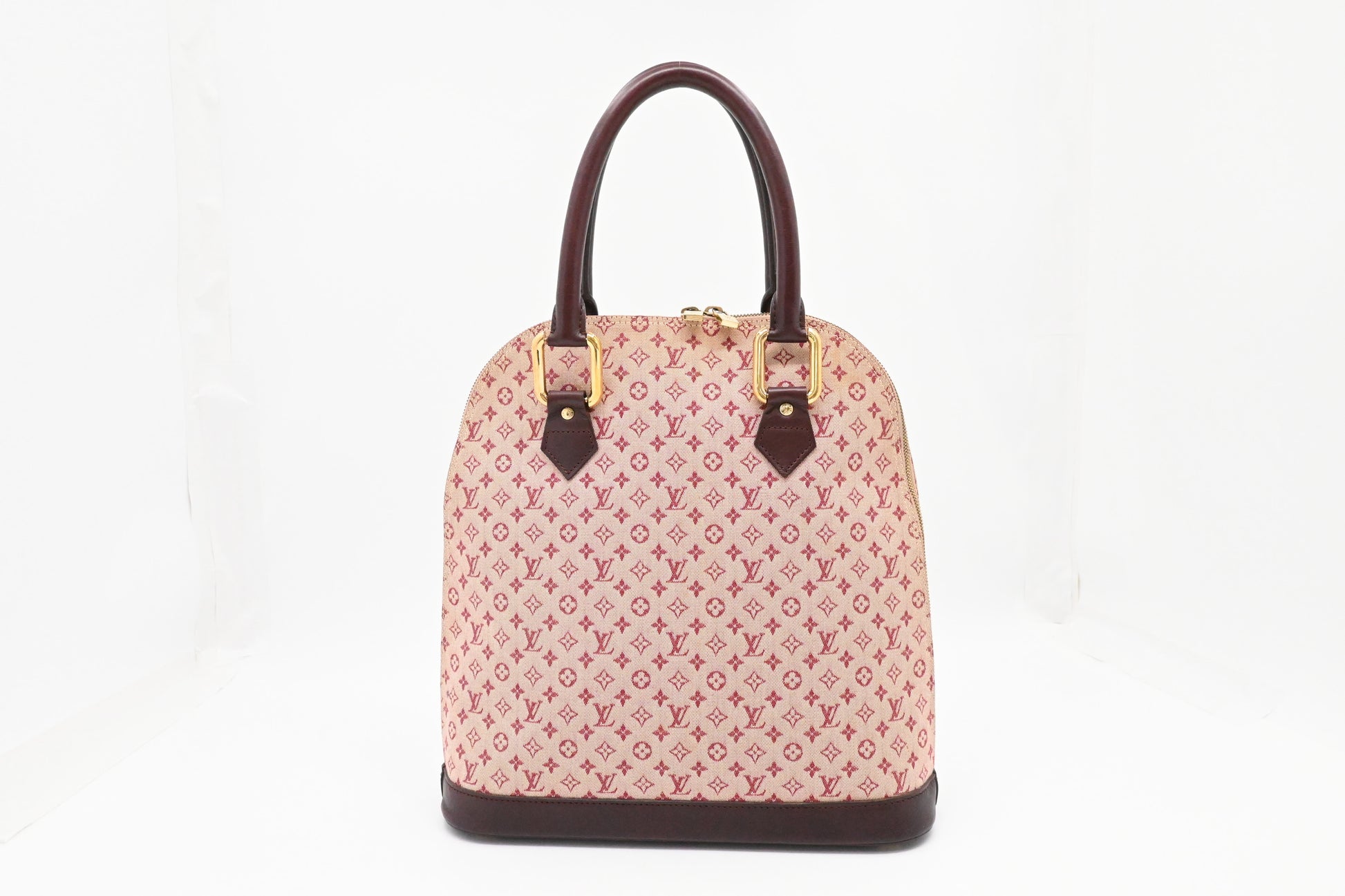 Louis Vuitton Alma Haut Cerise Minilin Canvas Mini Bag