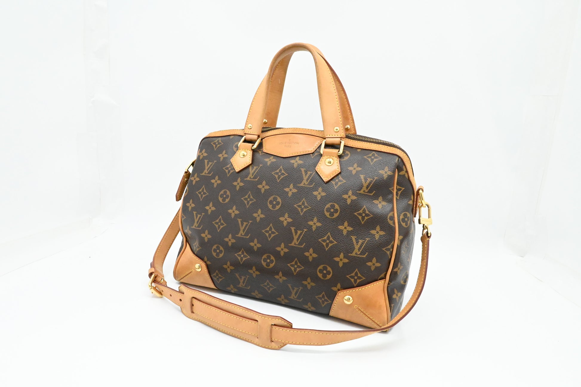Louis Vuitton Retiro Monogram PM Canvas Handbag