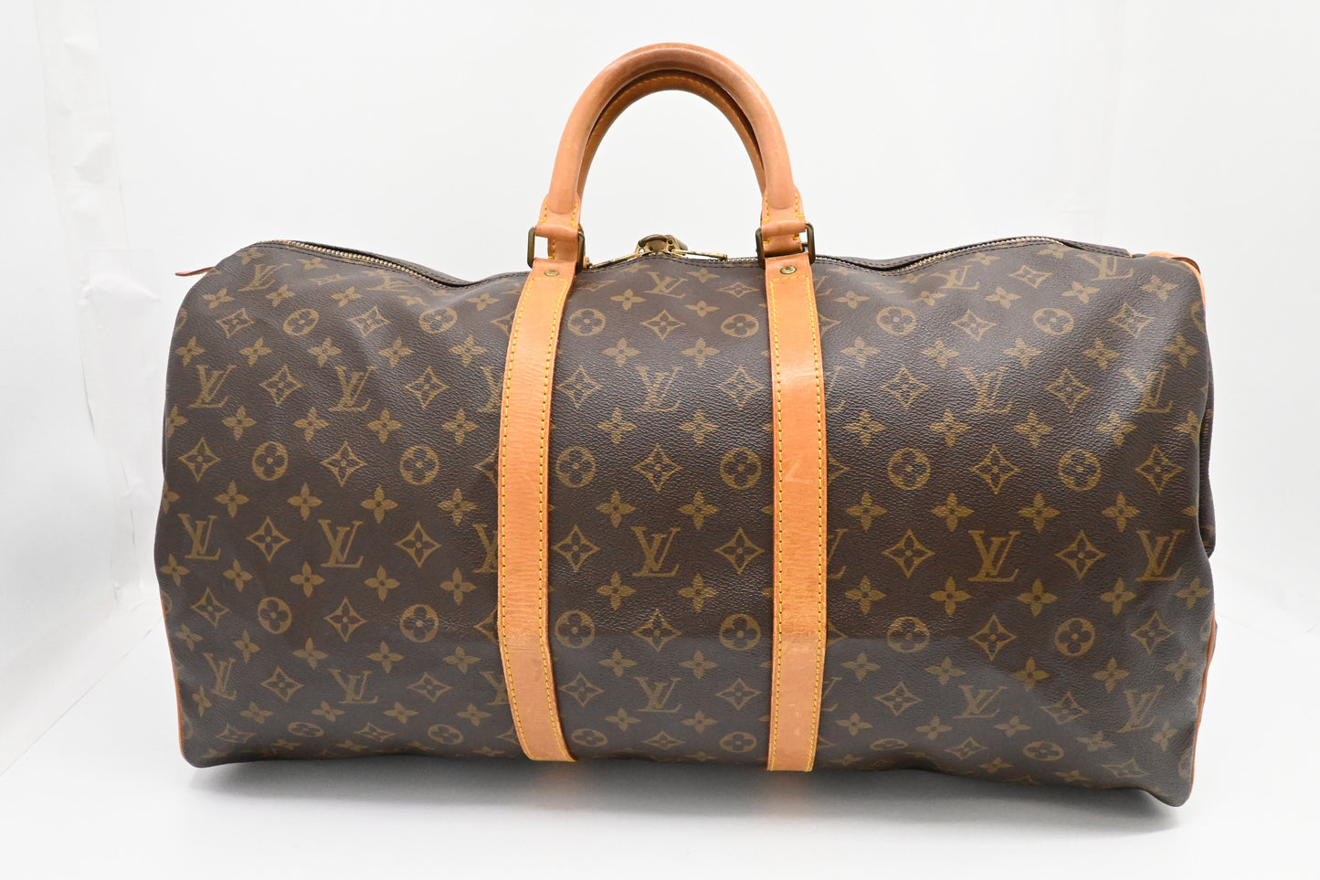 Louis Vuitton Keepall 55 Monogram Canvas Travel Bag Canvas 4