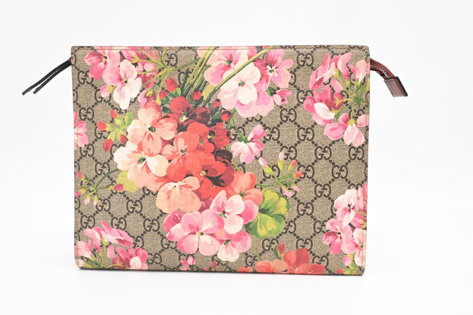 Gucci Blooms GG Canvas Pink Clutch Bag Canvas 1