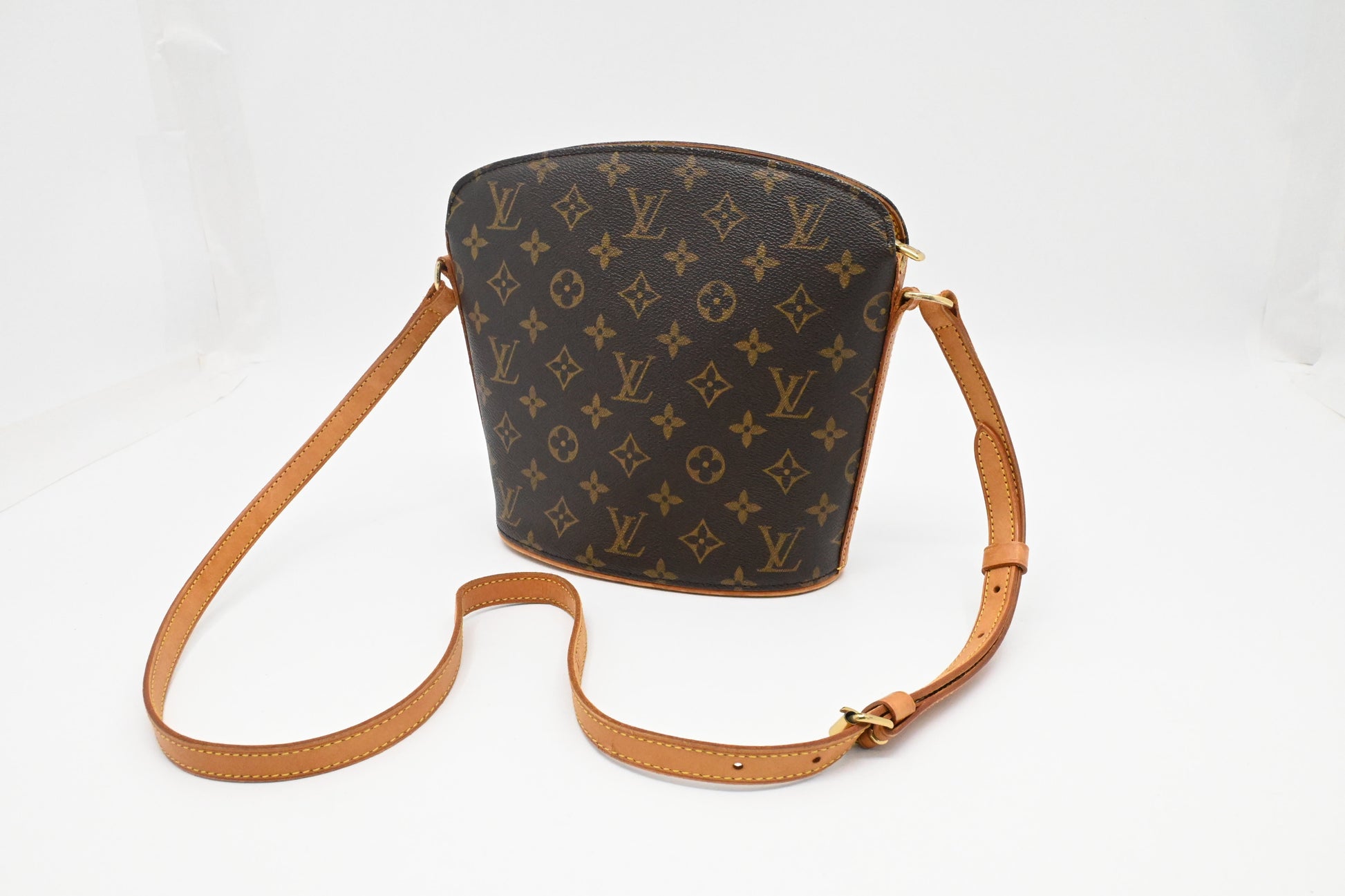 Louis Vuitton Drouot Monogram Canvas Handbag Canvas 9