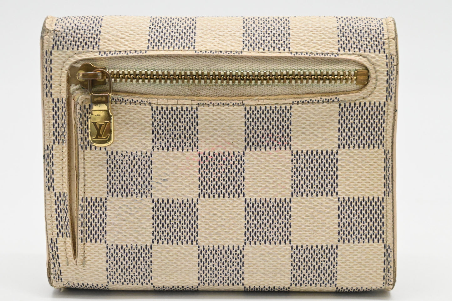 Louis Vuitton Koala Damier Azur Canvas Wallet Case