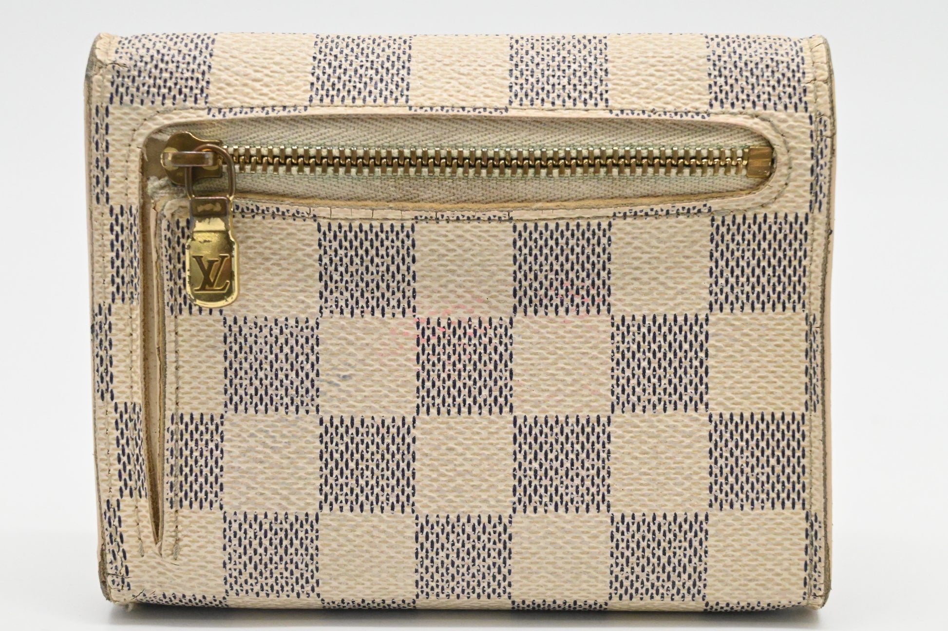 Louis Vuitton Koala Damier Azur Canvas Wallet Case