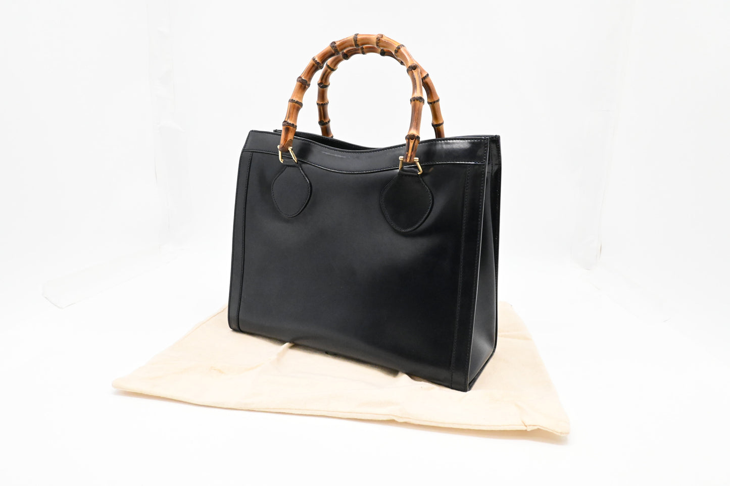 Gucci Diana Dark Leather Blue Medium Handbag