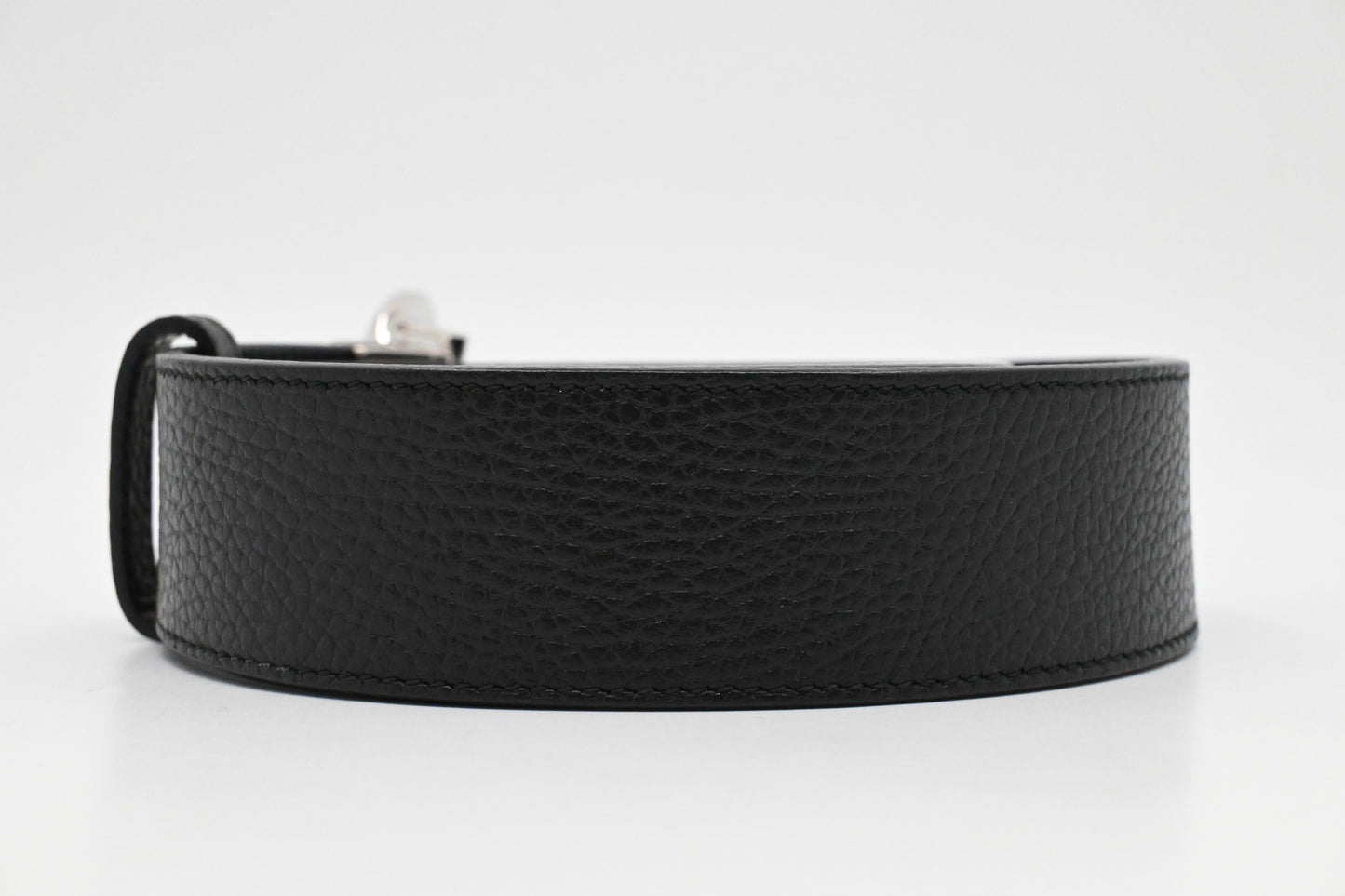 Gucci Black Leather 6 Belt