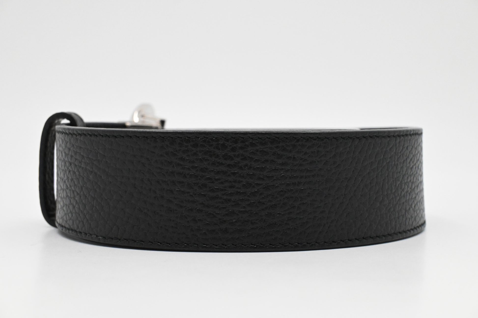 Gucci Black Leather 6 Belt