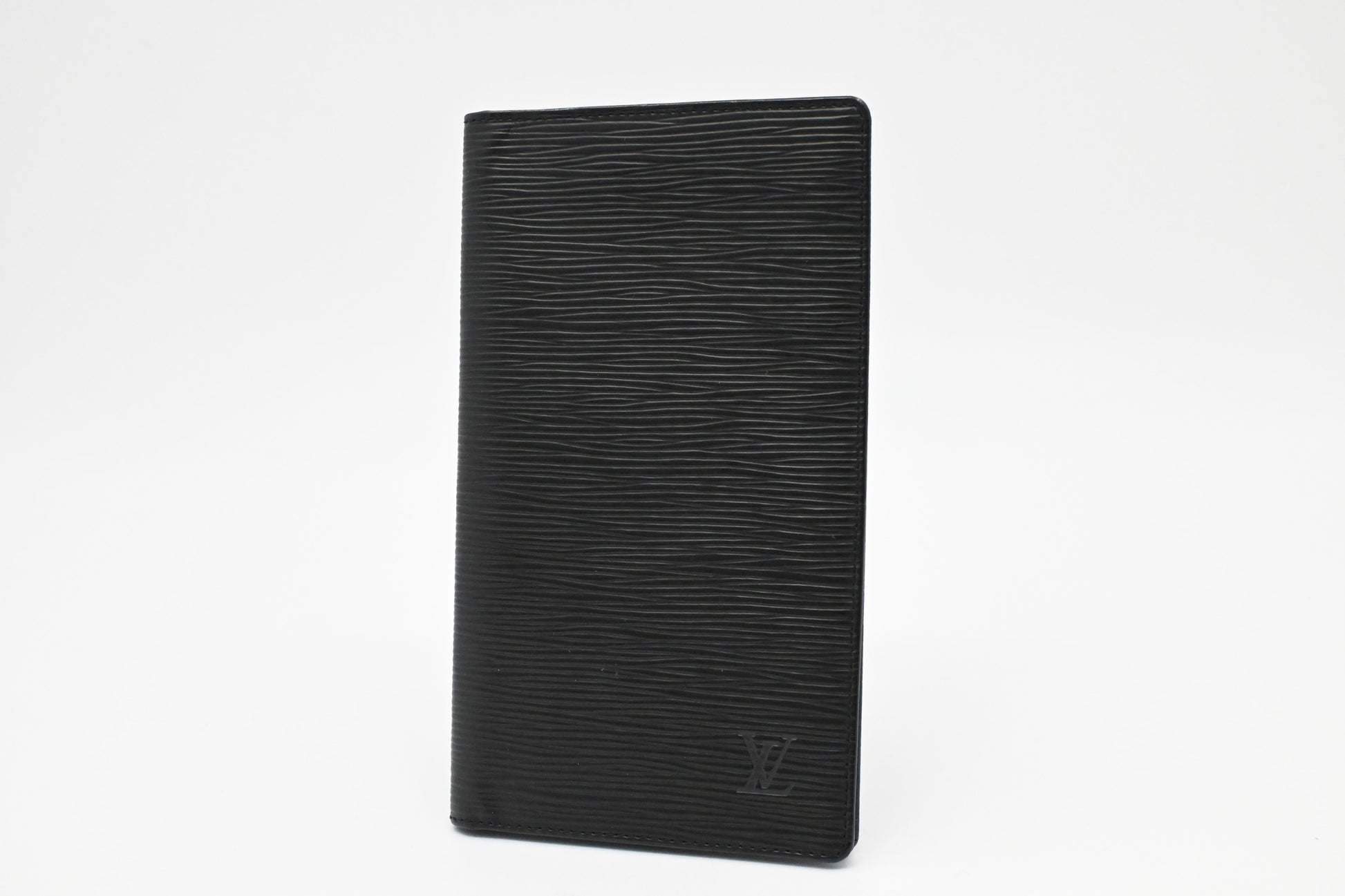 Louis Vuitton Bifold Epi Leather Black Wallet Case Leather 1