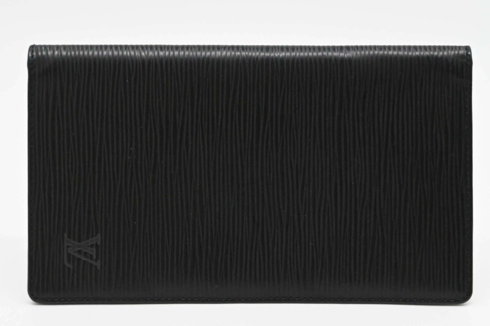 Louis Vuitton Bifold Epi Leather Black Wallet Case Leather 1