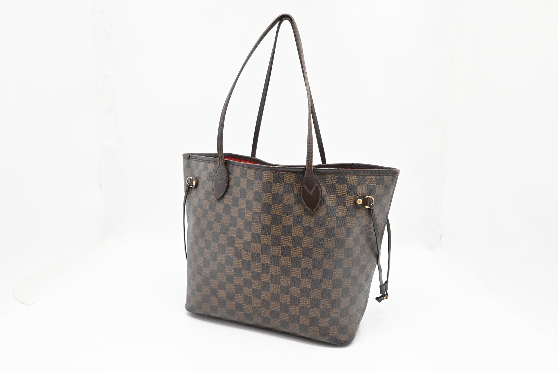 Louis Vuitton Neverfull MM Ebene Damier Canvas Tote Bag Canvas 6