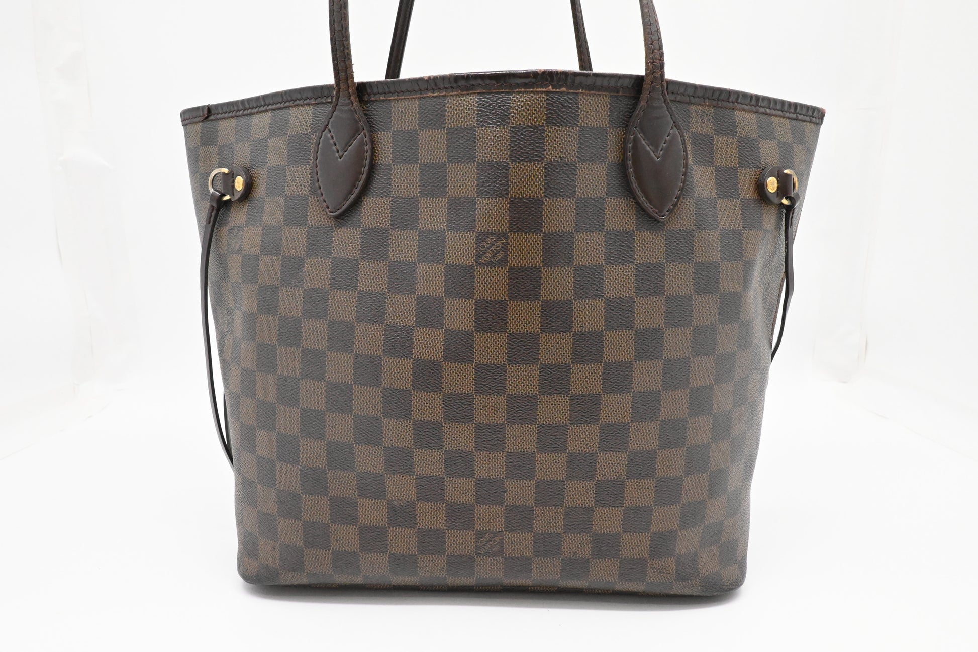 Louis Vuitton Neverfull MM Ebene Damier Canvas Tote Bag Canvas 6