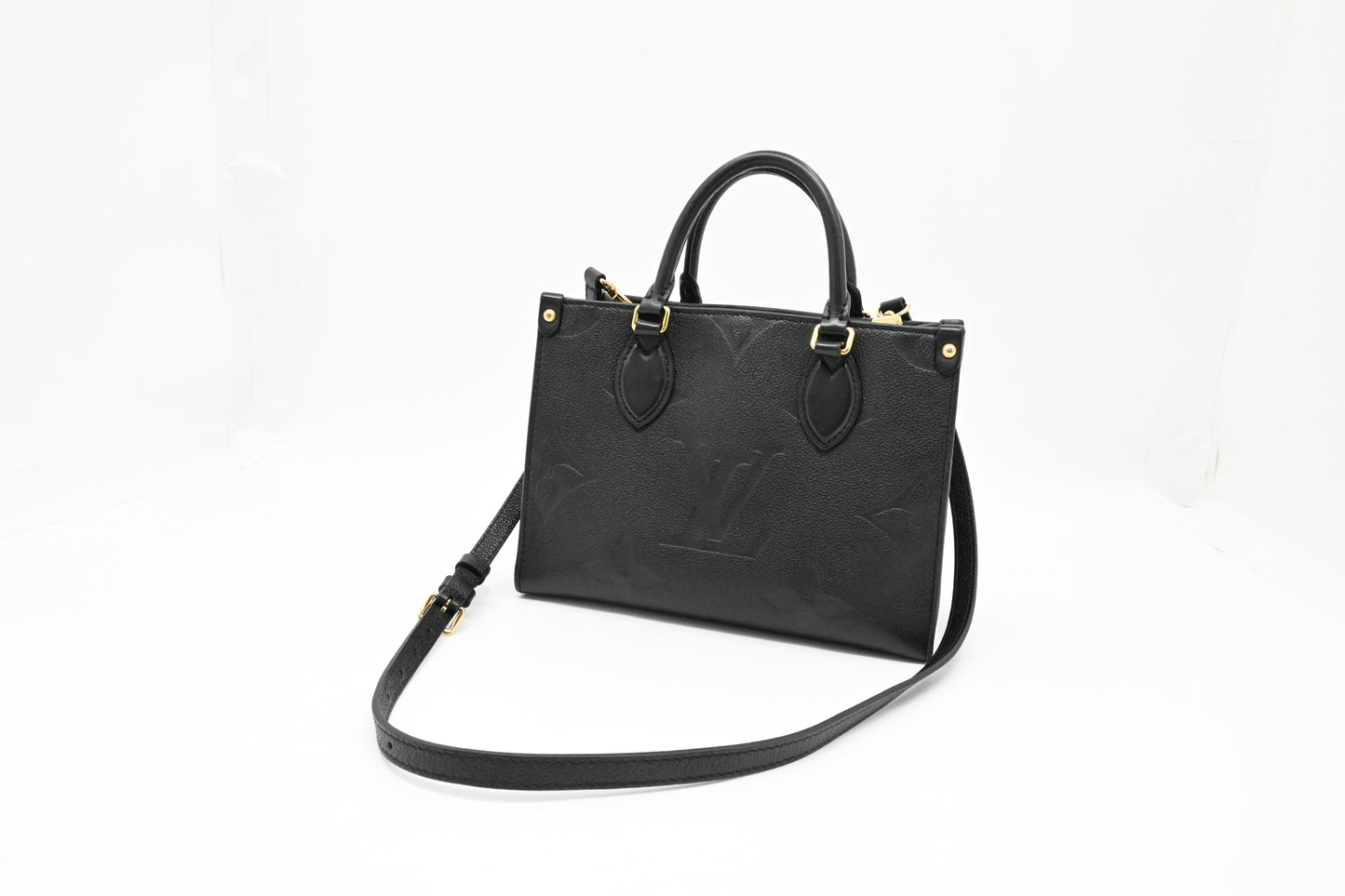 Louis Vuitton OnTheGo PM Empriente Leather Black Handbag