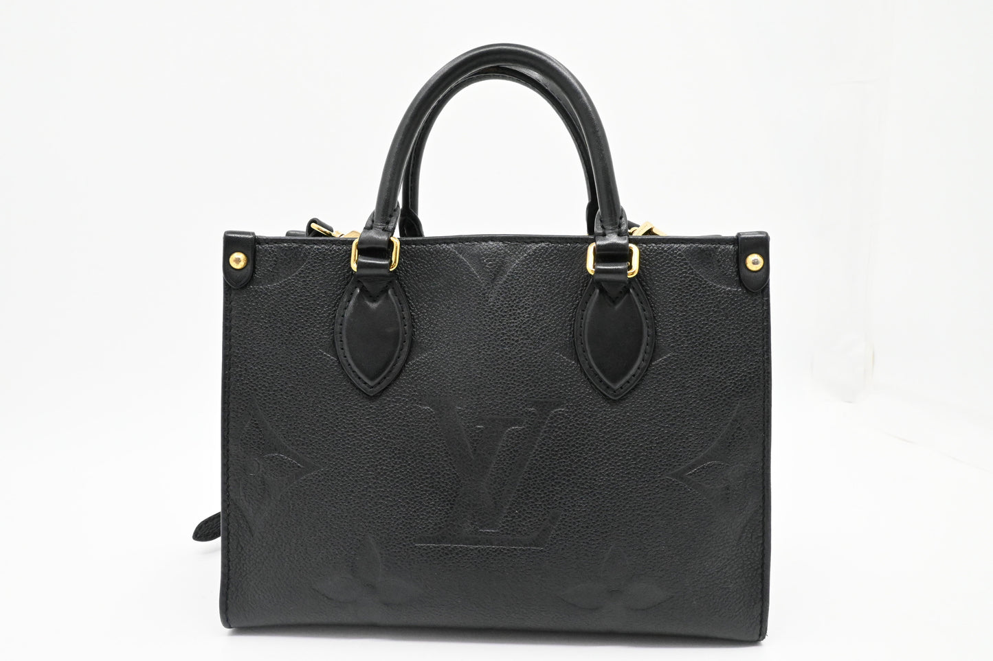 Louis Vuitton OnTheGo PM Empriente Leather Black Handbag