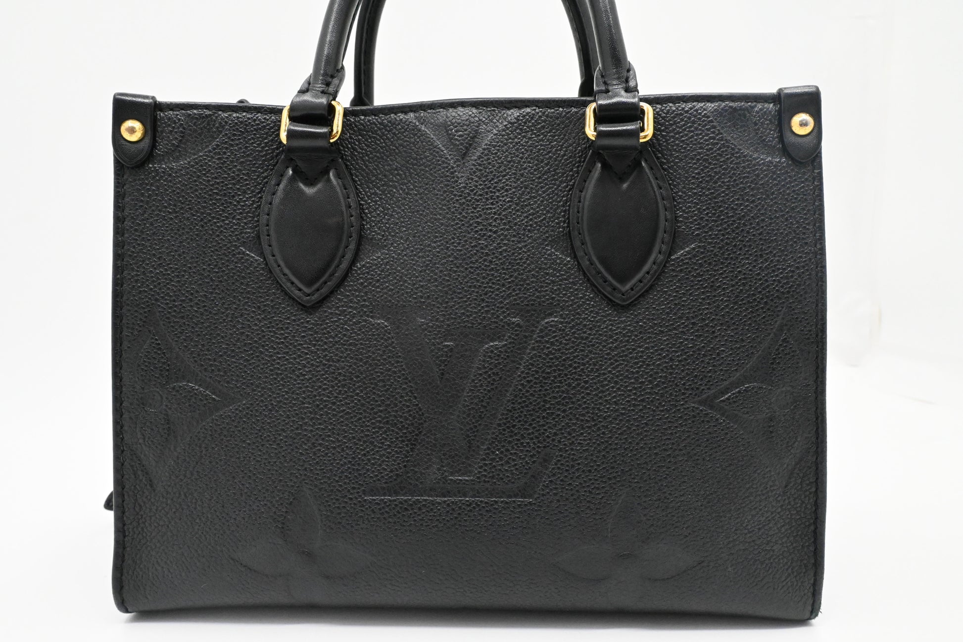 Louis Vuitton OnTheGo PM Empriente Leather Black Handbag