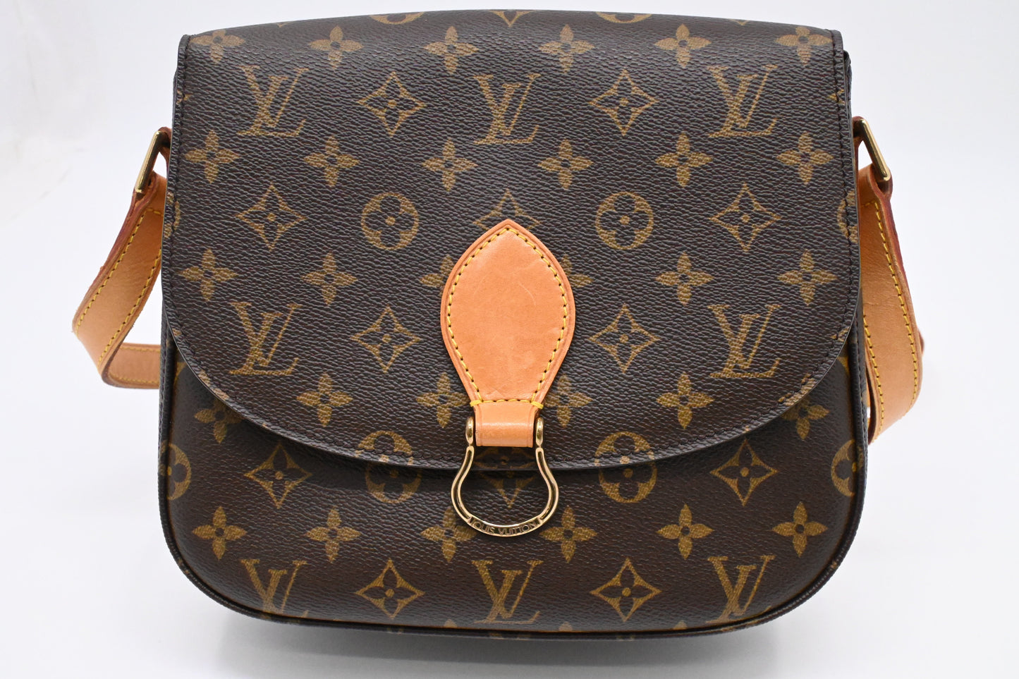 Louis Vuitton Saint Cloud Monogram GM Canvas Handbag Canvas 2