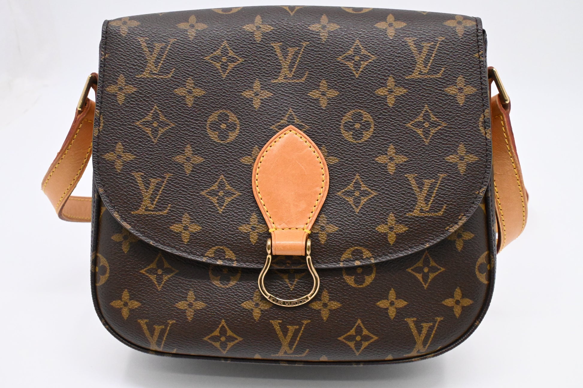 Louis Vuitton Saint Cloud Monogram GM Canvas Handbag Canvas 2
