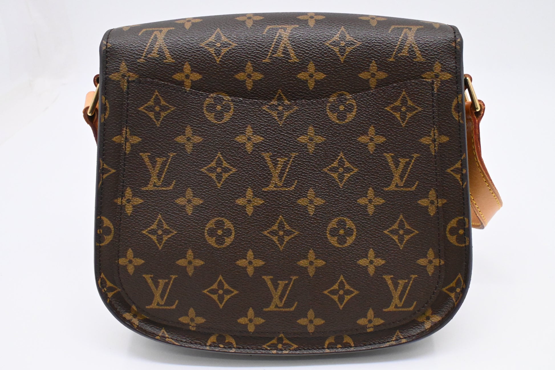 Louis Vuitton Saint Cloud Monogram GM Canvas Handbag Canvas 2