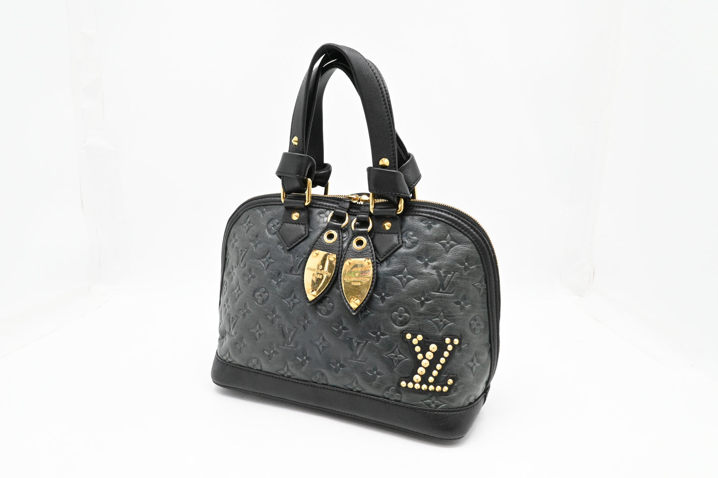 Louis Vuitton Double Jeu Neo Alma Dark Empreinte Leather Green Handbag