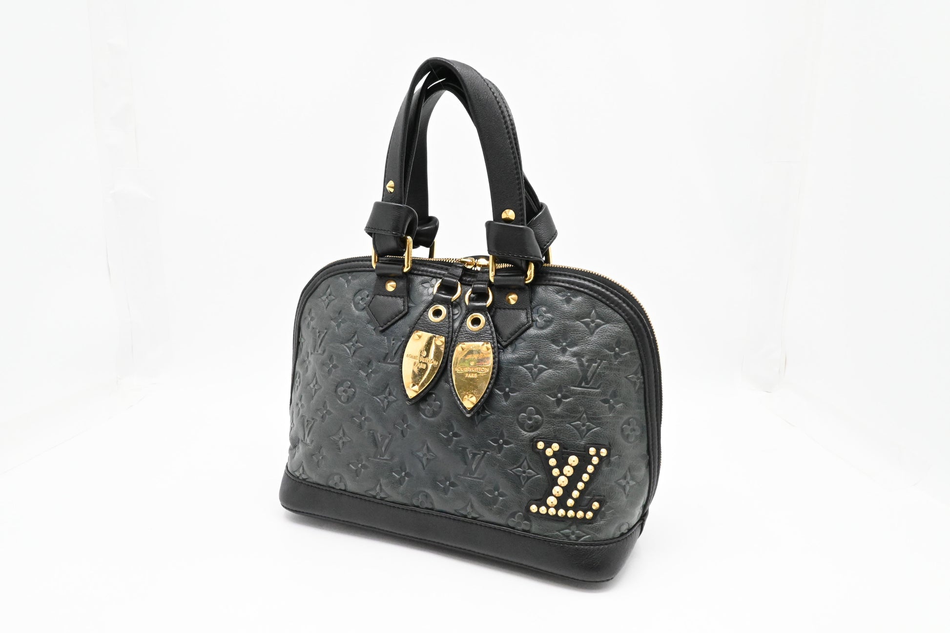 Louis Vuitton Double Jeu Neo Alma Dark Empreinte Leather Green Handbag