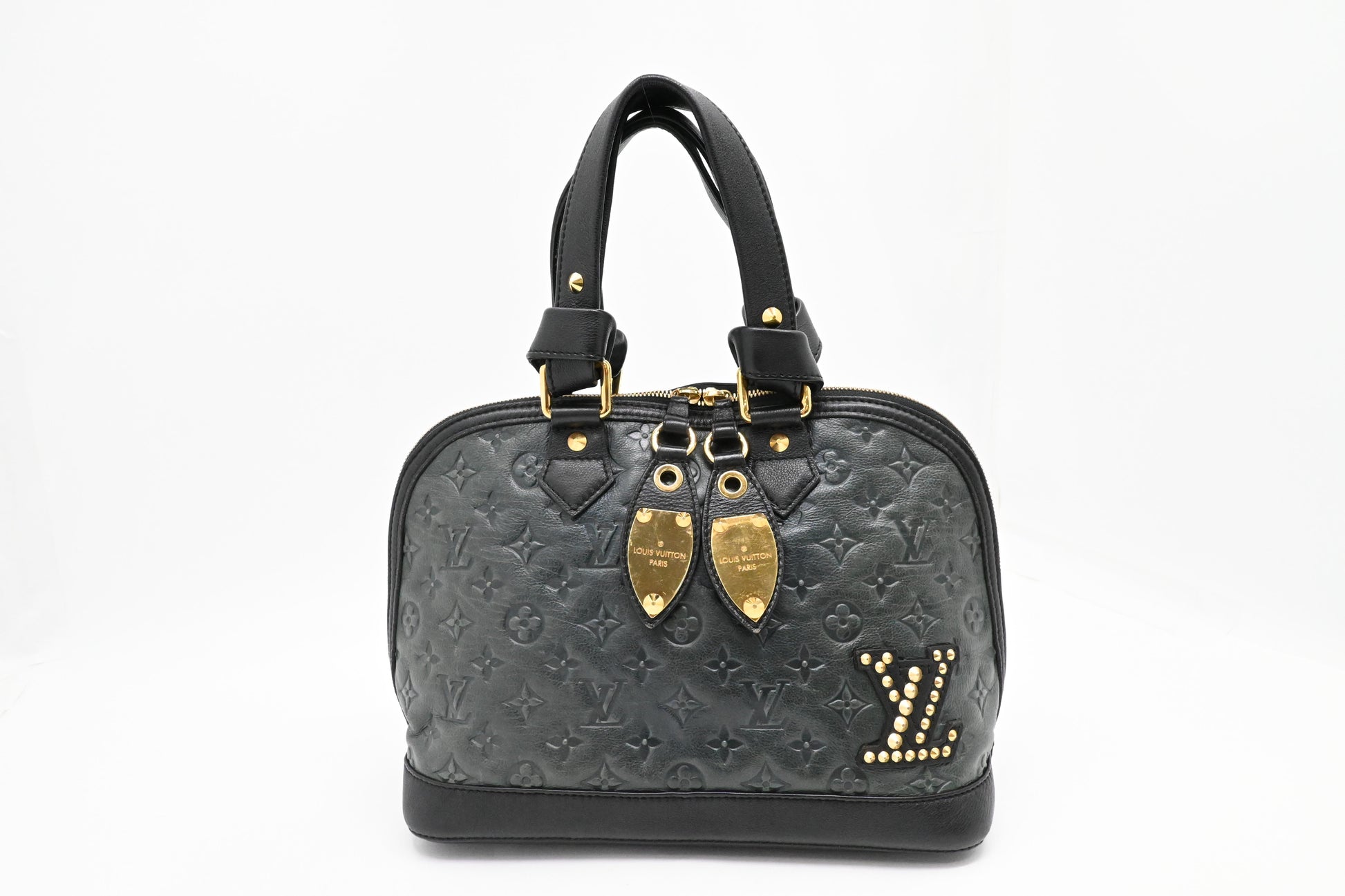 Louis Vuitton Double Jeu Neo Alma Dark Empreinte Leather Green Handbag