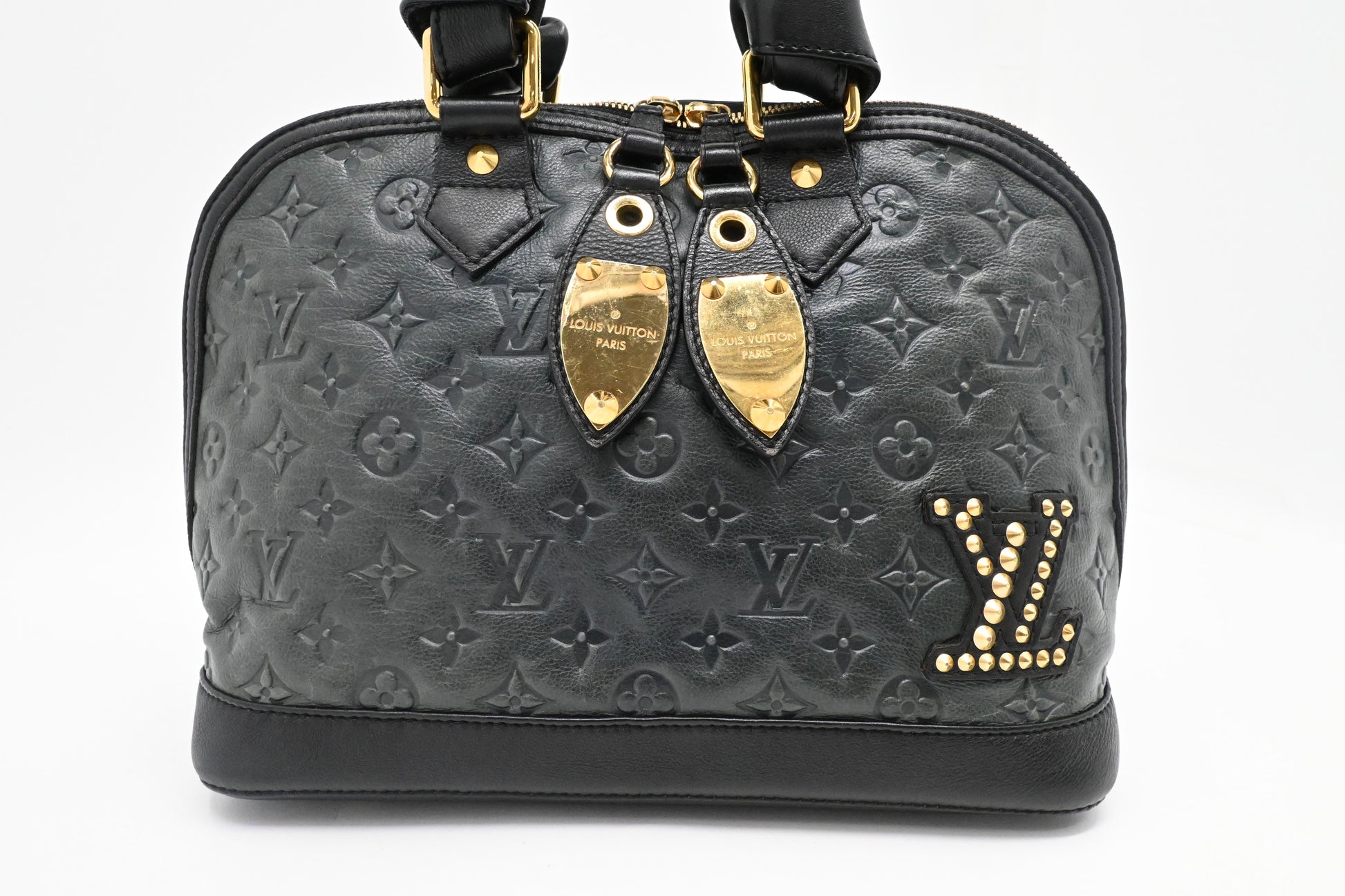 Louis Vuitton Double Jeu Neo Alma Dark Empreinte Leather Green Handbag