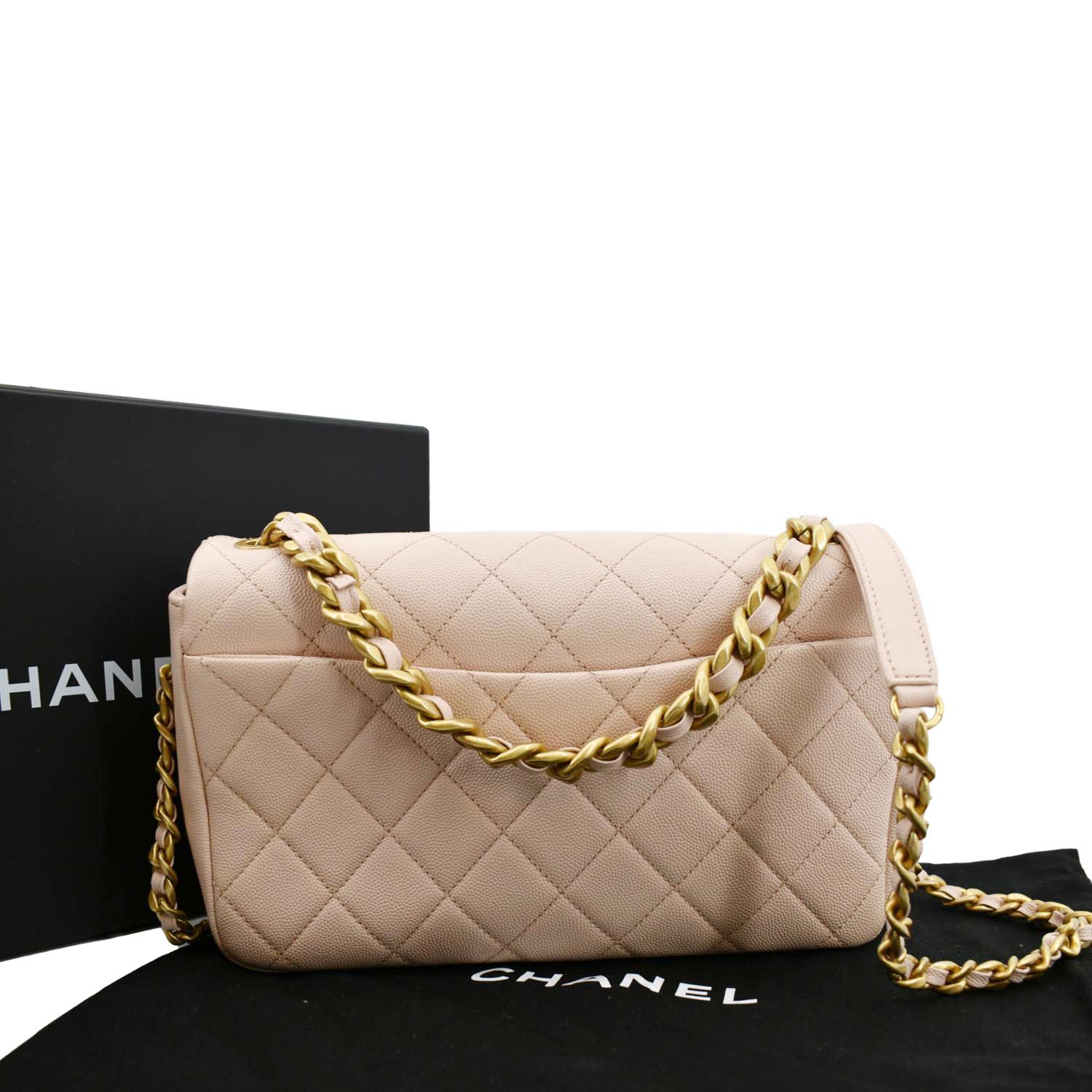 Chanel Fashion Therapy Flap Quilted Caviar Travel Bag