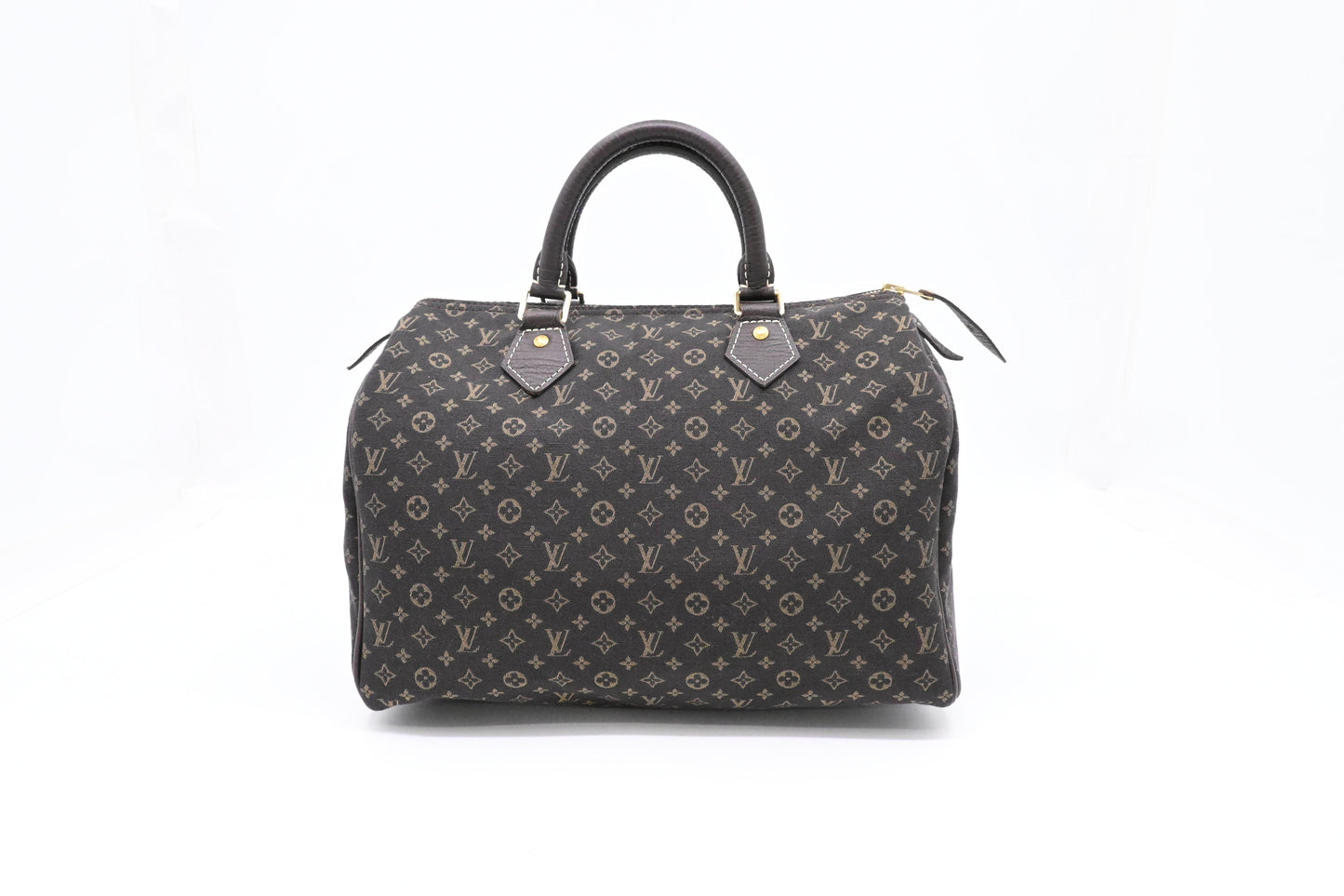 Louis Vuitton Speedy 30 Fusain Minilin Canvas Handbag
