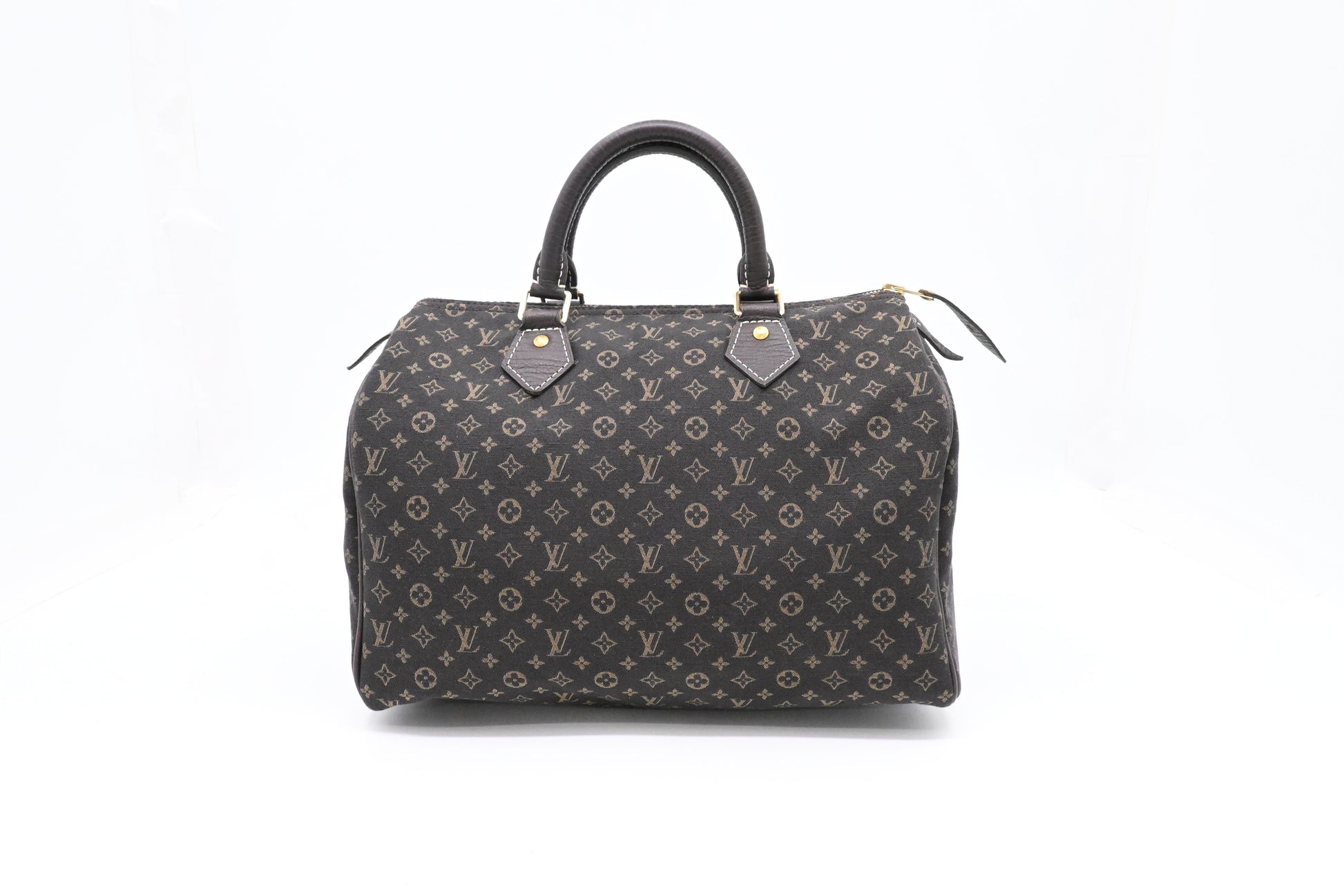 Louis Vuitton Speedy 30 Fusain Minilin Canvas Handbag